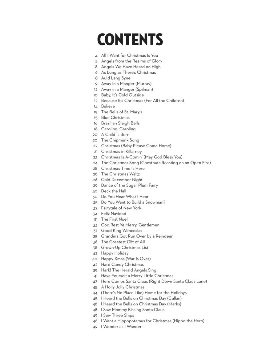 101 Christmas Songs for Trumpet