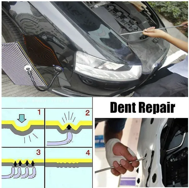 10pcs Paintless Dent Repair Tools Rods Hooks