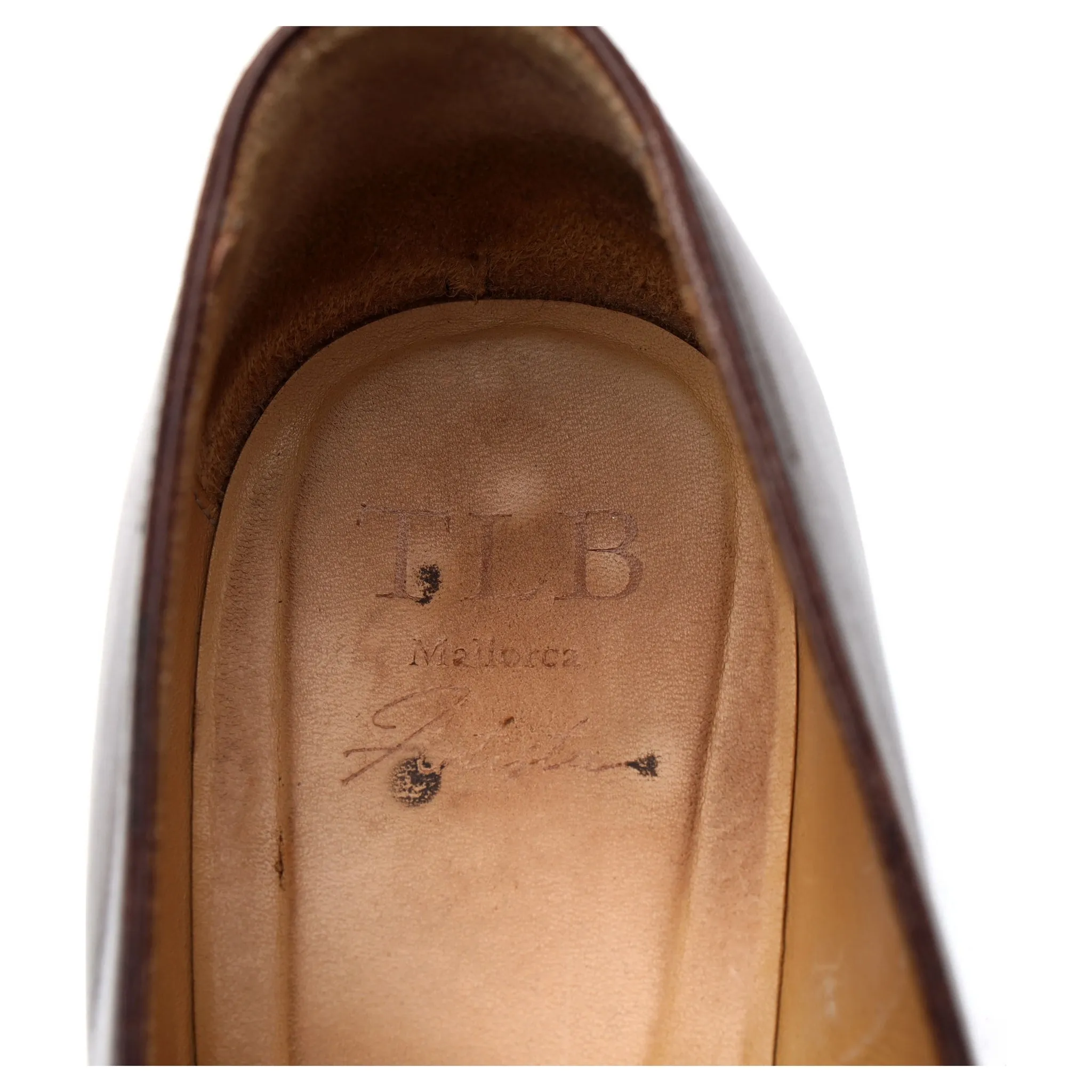 '117 Artista' Dark Brown Leather Loafers UK 9
