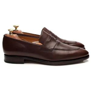 '117 Artista' Dark Brown Leather Loafers UK 9