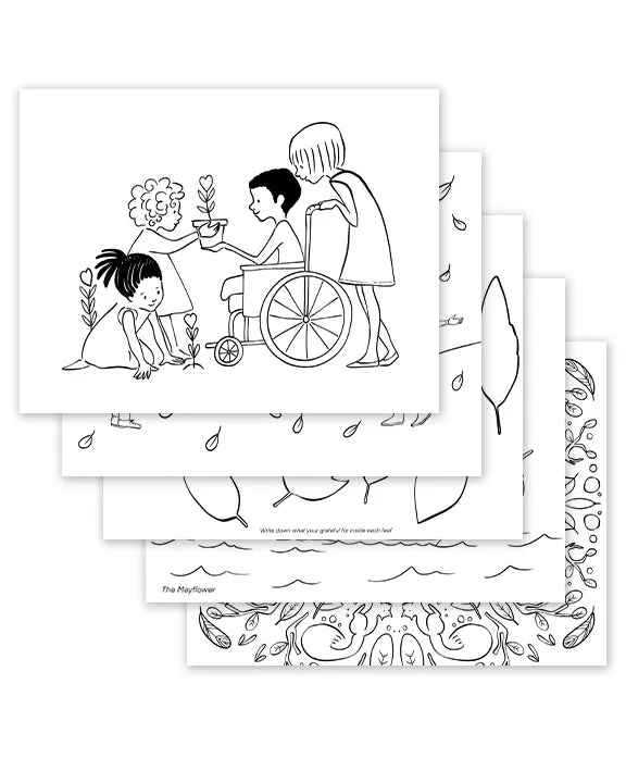 180 COLORING PAGES E-Book
