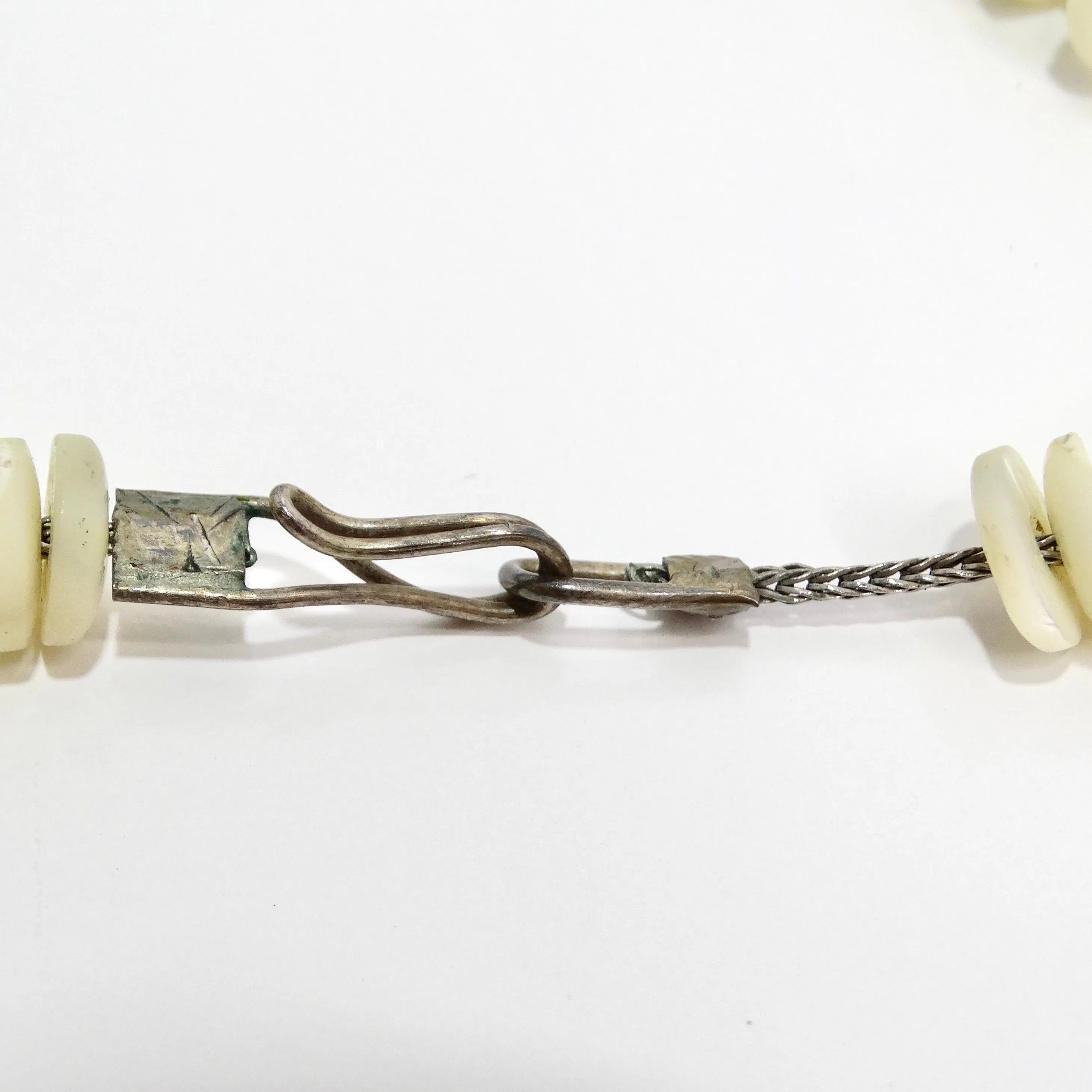 1960s Navajo Turquoise Shell Beaded Necklace