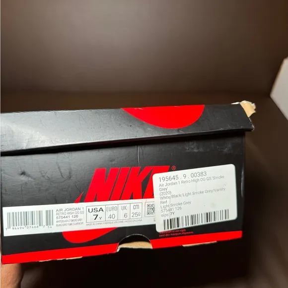 2020 Air Jordan 1 Retro High OG 'Smoke Grey'