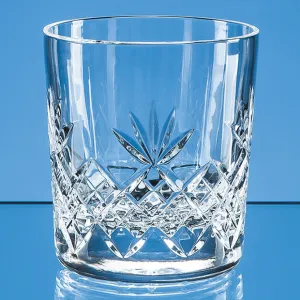 400ml Blenheim Lead Crystal Full Cut Whisky Tumbler