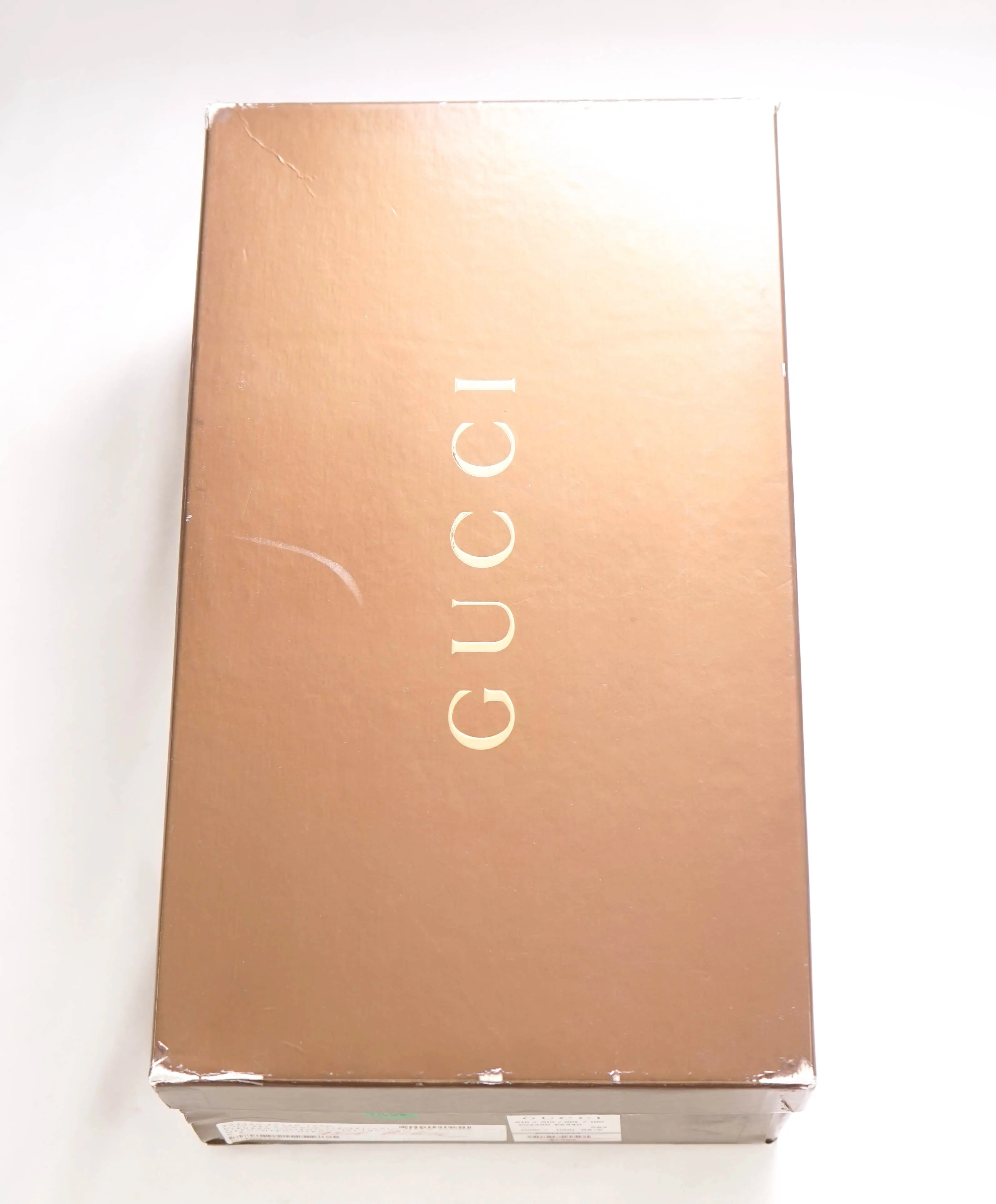 $4,100 GUCCI - "JORDAAN" Gray/Gold *CROCODILE* Horsebit Leather Loafers - 8.5US (8G)