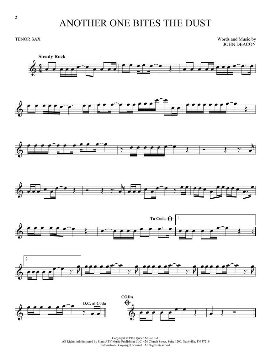 50 Pop Songs for Kids for Tenor Sax