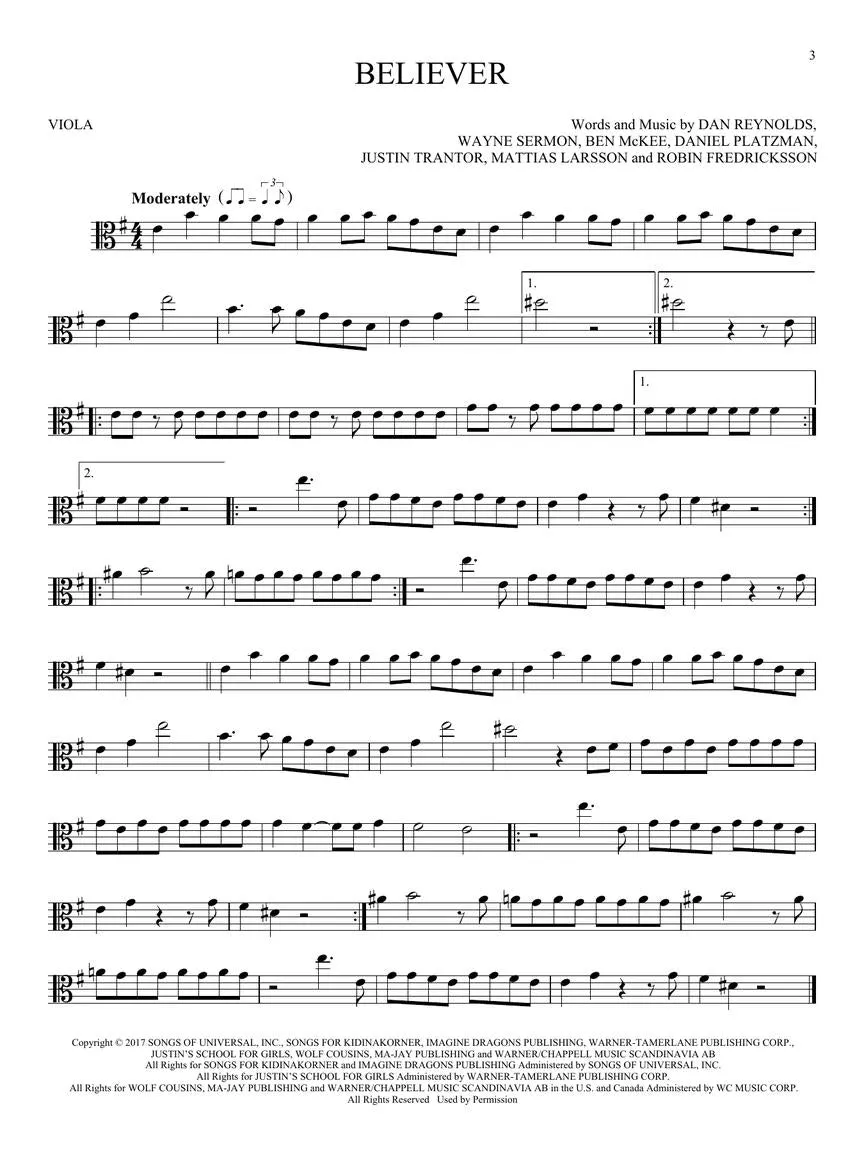 50 Pop Songs for Kids for Viola