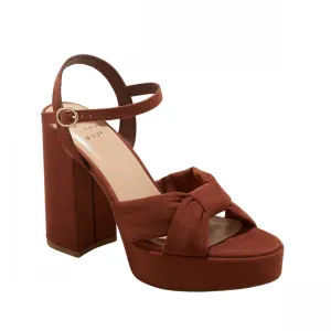 A New Day Womens Riah Platform Heels with Memory Foam Insole 88075191 Brown 7.5M