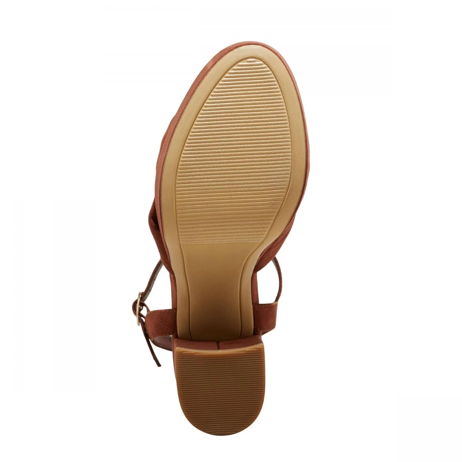 A New Day Womens Riah Platform Heels with Memory Foam Insole 88075191 Brown 7.5M