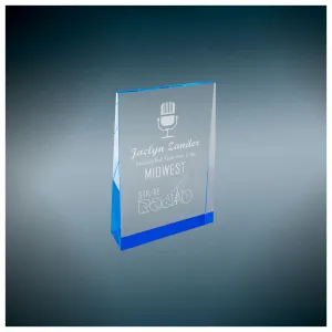 Acrylic Wedge Award