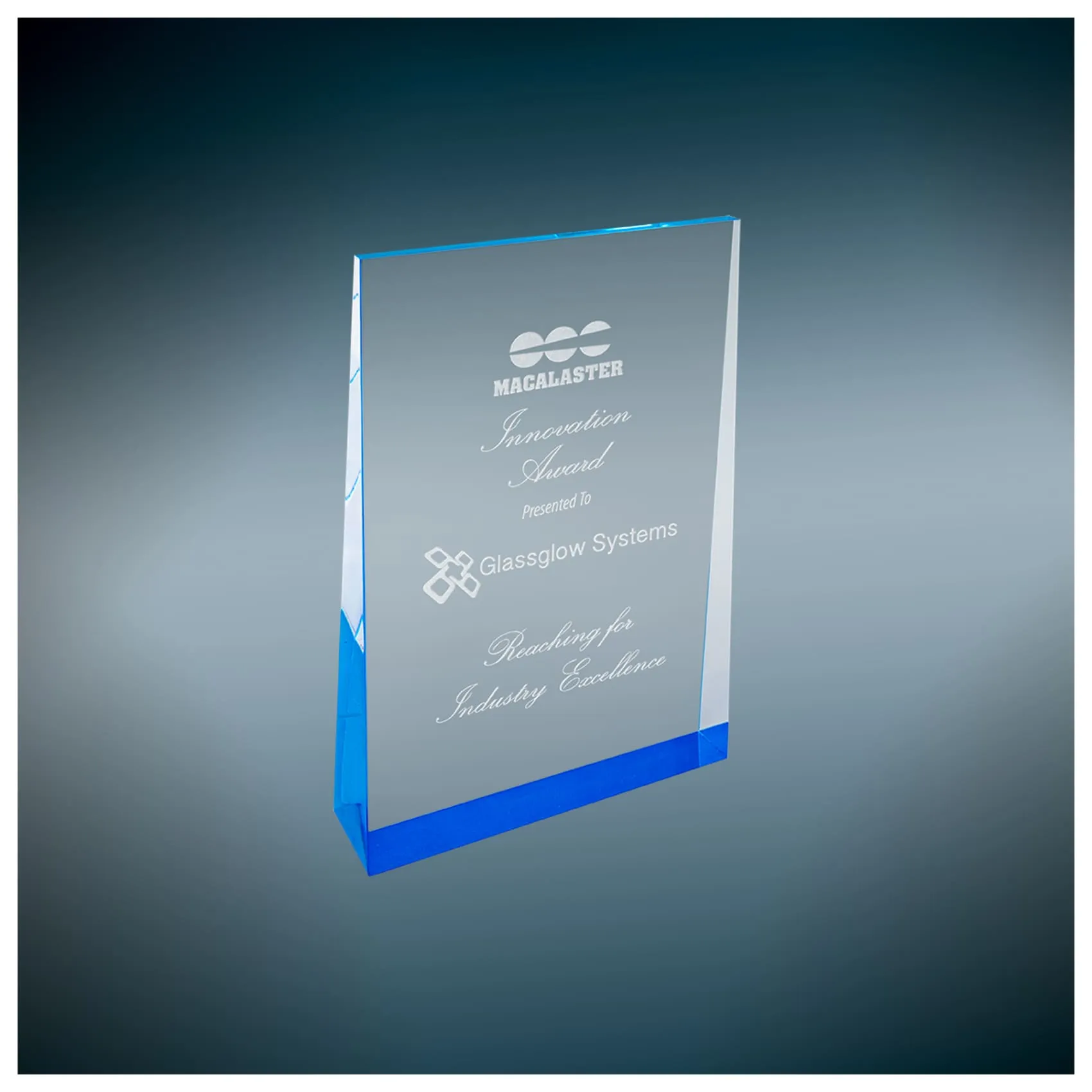 Acrylic Wedge Award