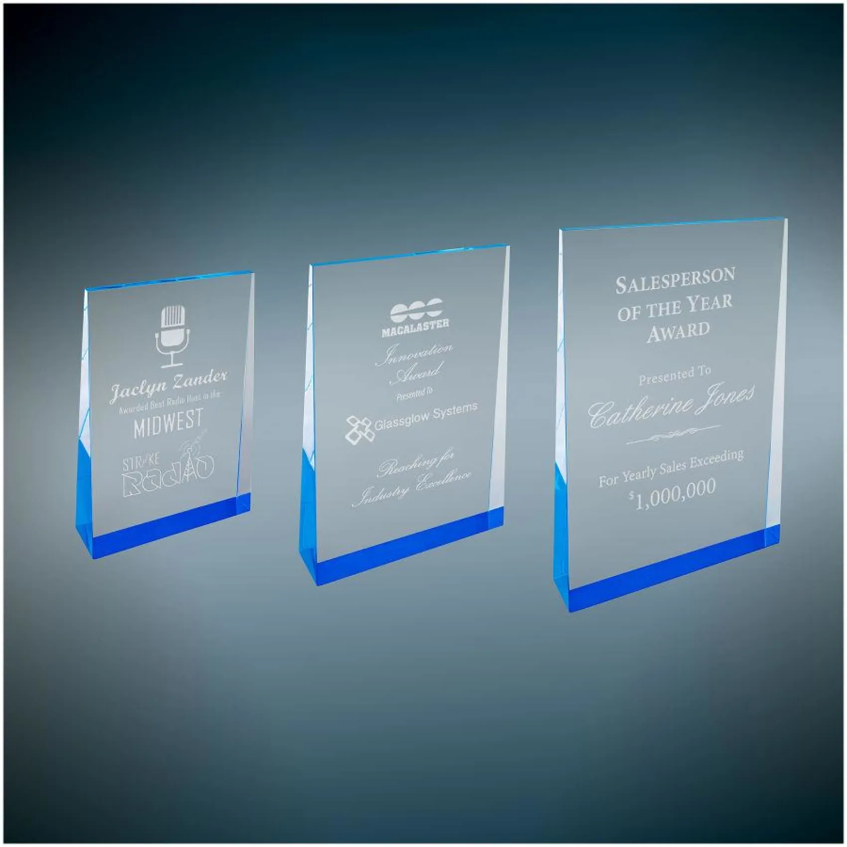 Acrylic Wedge Award