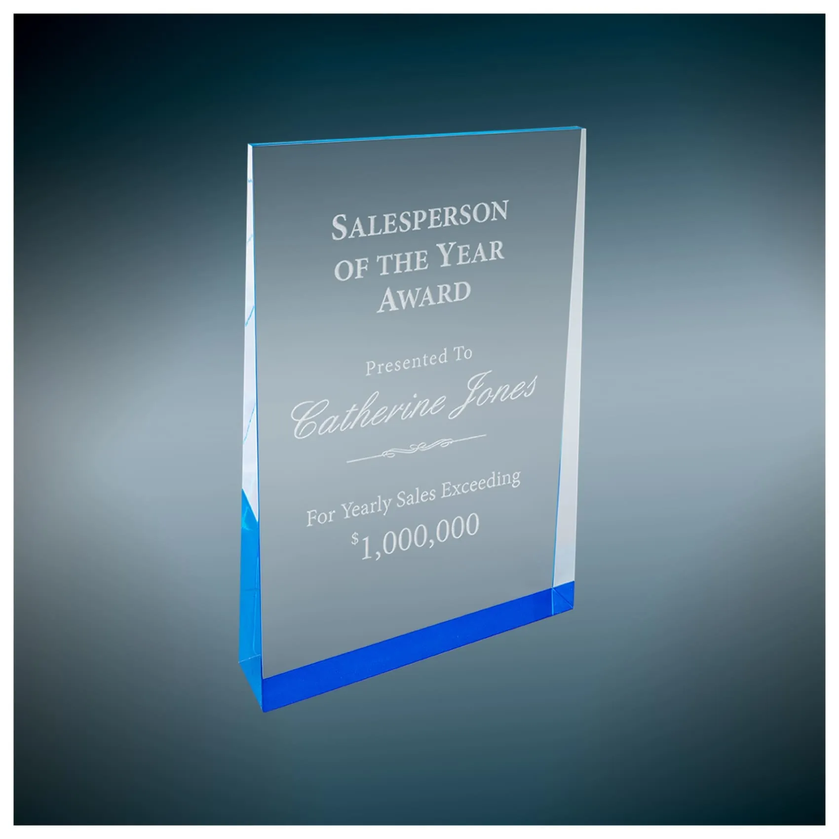 Acrylic Wedge Award