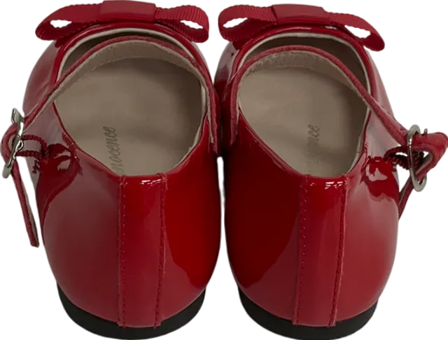 Age of innocence Ellen Red Bow Front shoes UK 8 EU 25 👼