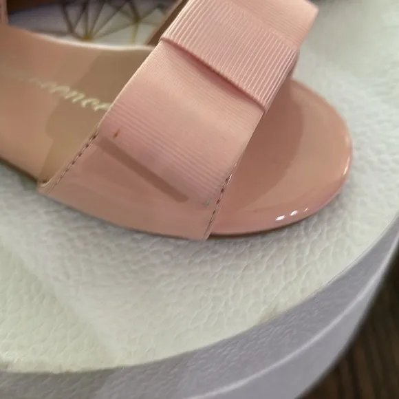 Age of Innocence Mary Pink Patent Leather Sandal