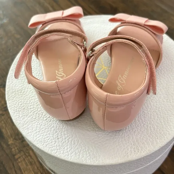Age of Innocence Mary Pink Patent Leather Sandal