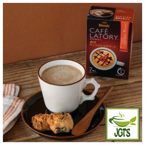 (AGF) Blendy Cafe Latory Rich Caramel Macchiato 7 Sticks