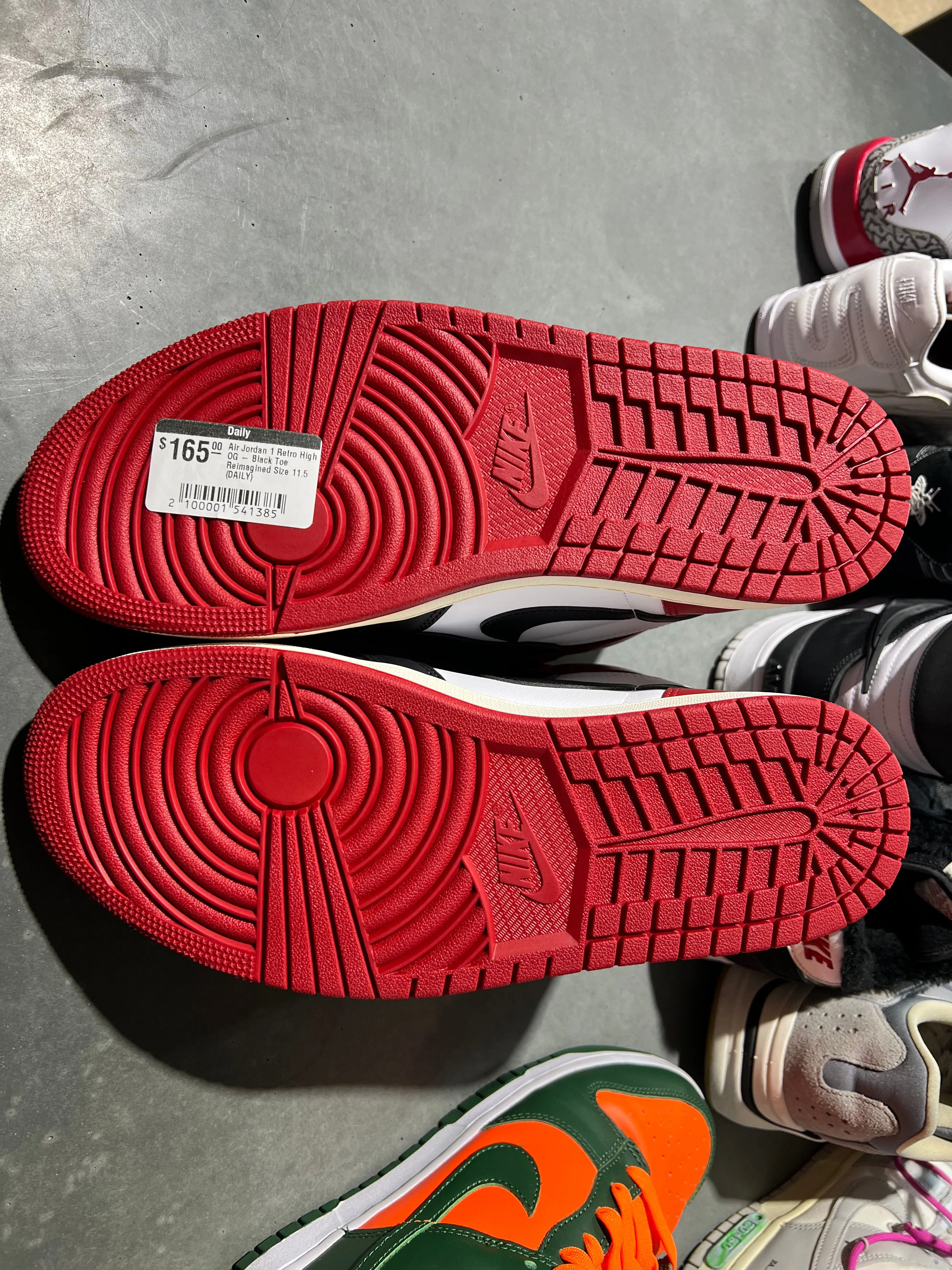 Air Jordan 1 Retro High OG - Black Toe Reimagined