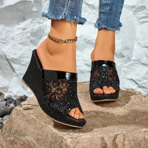 Alexa | Elegant Lace High Heel Sandals