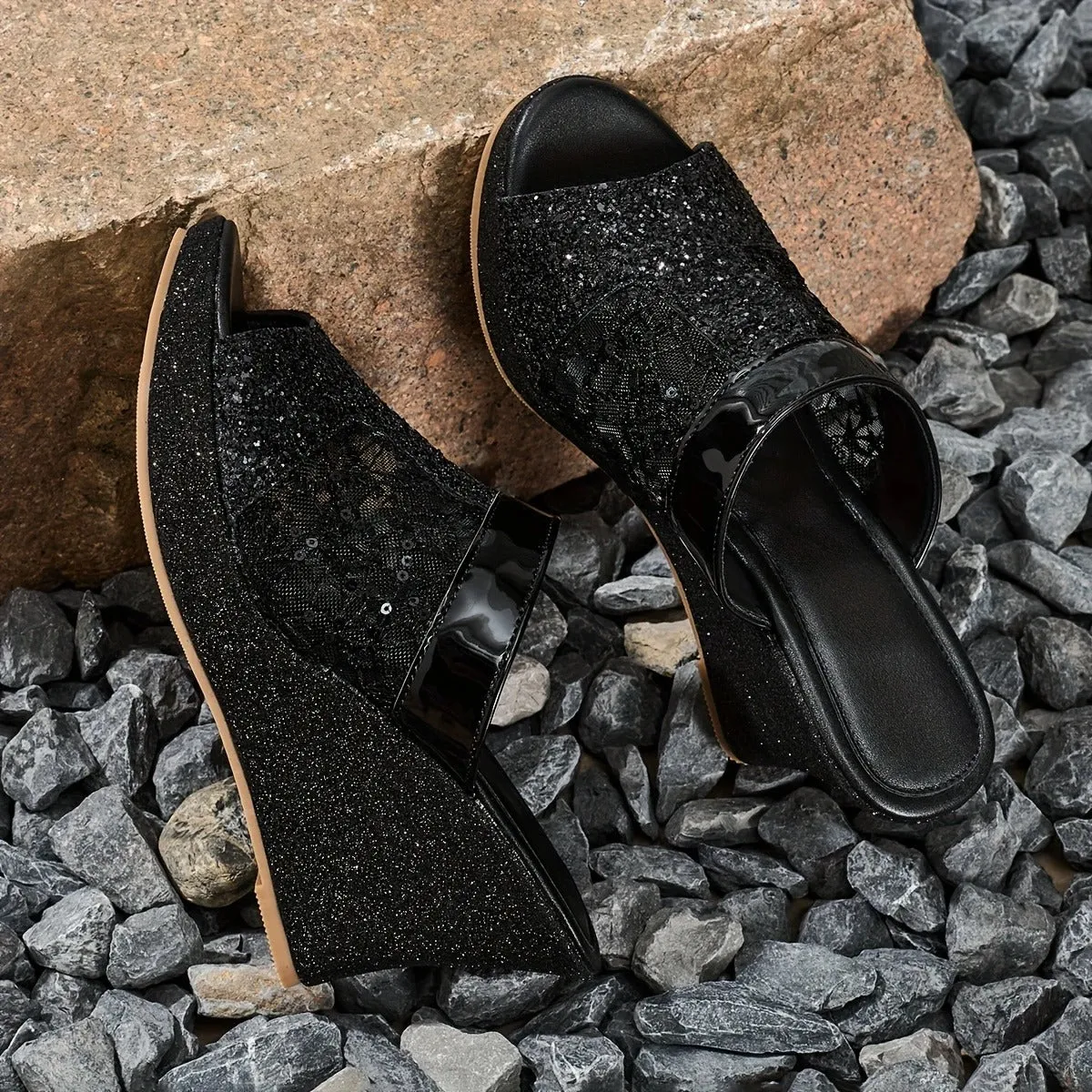 Alexa | Elegant Lace High Heel Sandals