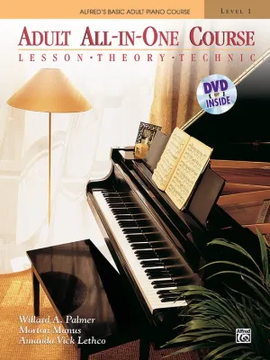 Alfred's Basic Adult All-in-One Course, Book 1 w/ CD & DVD