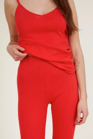 Ana Strap top - High Risk Red