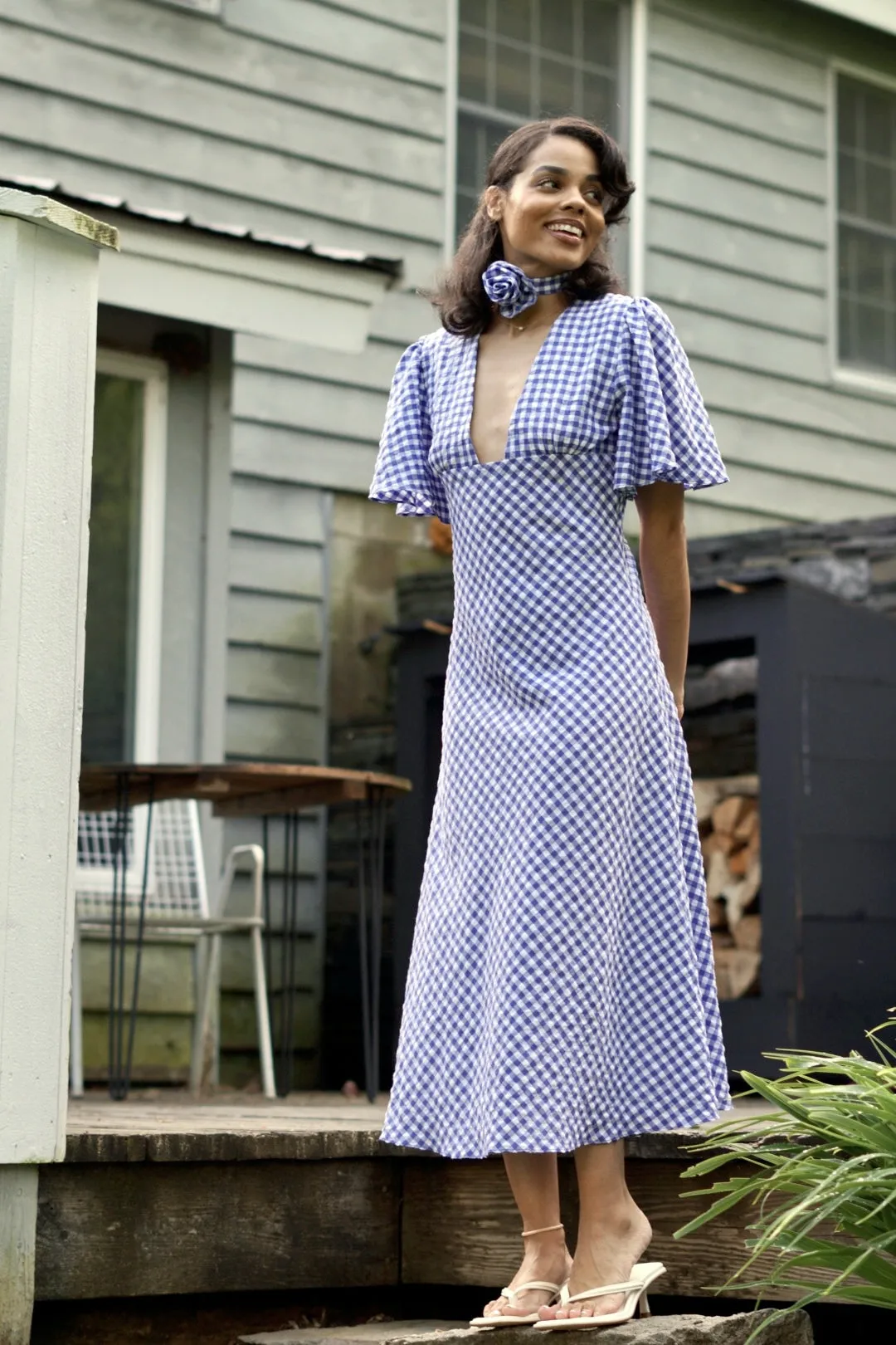 Anais Gingham Dress