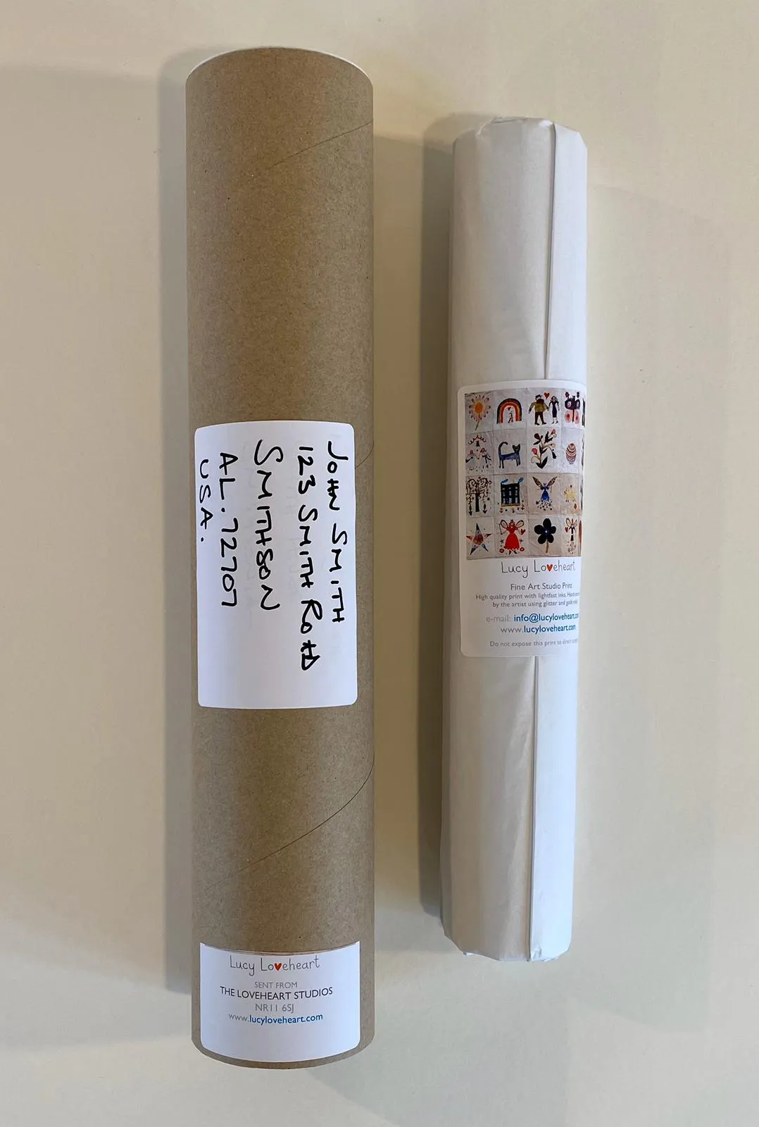 Art Print in a Tube | Pride and Prejudice | Chatsworth House | Lucy Loveheart
