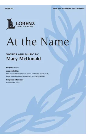 At the Name (SATB)