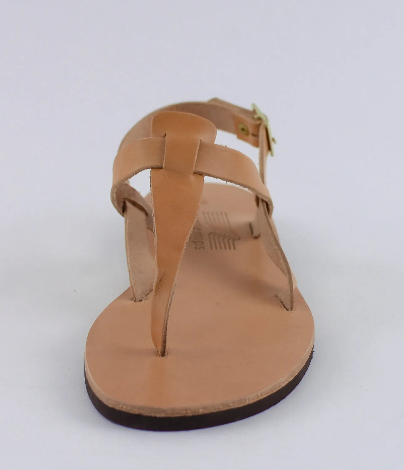 ATHENA NATURAL LEATHER SANDALS