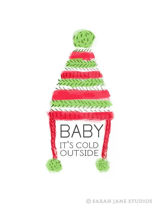 Baby It's Cold Outside PDF Card