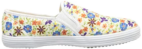 BATA Women Printed Fitness White Ballet Flats6 UK (5591297)