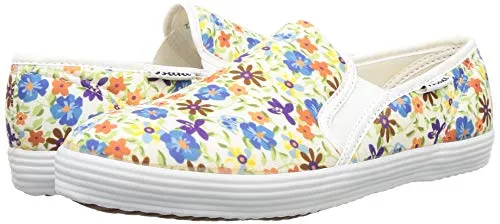 BATA Women Printed Fitness White Ballet Flats6 UK (5591297)