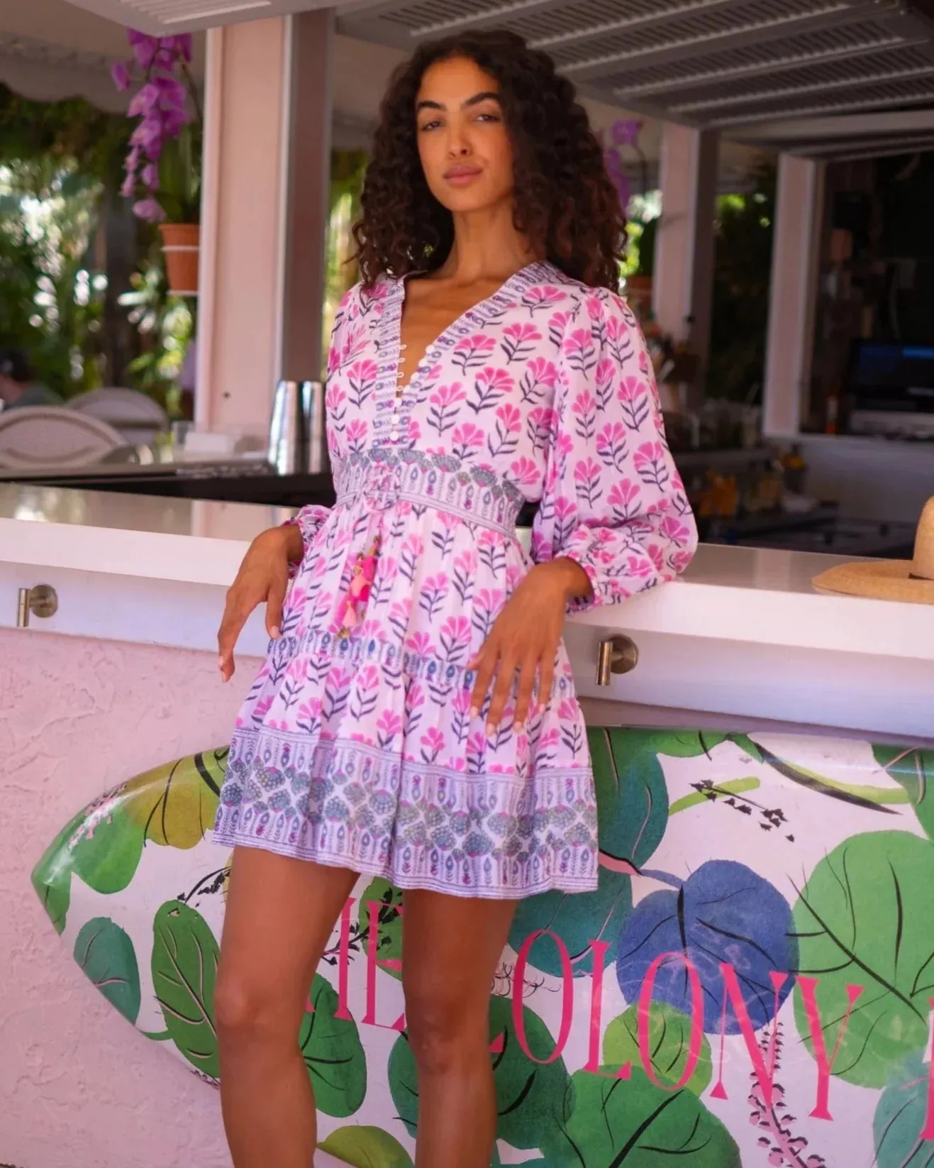 BELL BY ALICIA CLOVER MINI DRESS