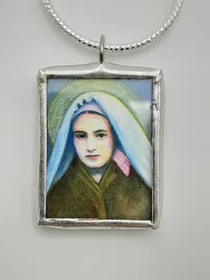 Bernadette of Lourdes Pendant/Necklace