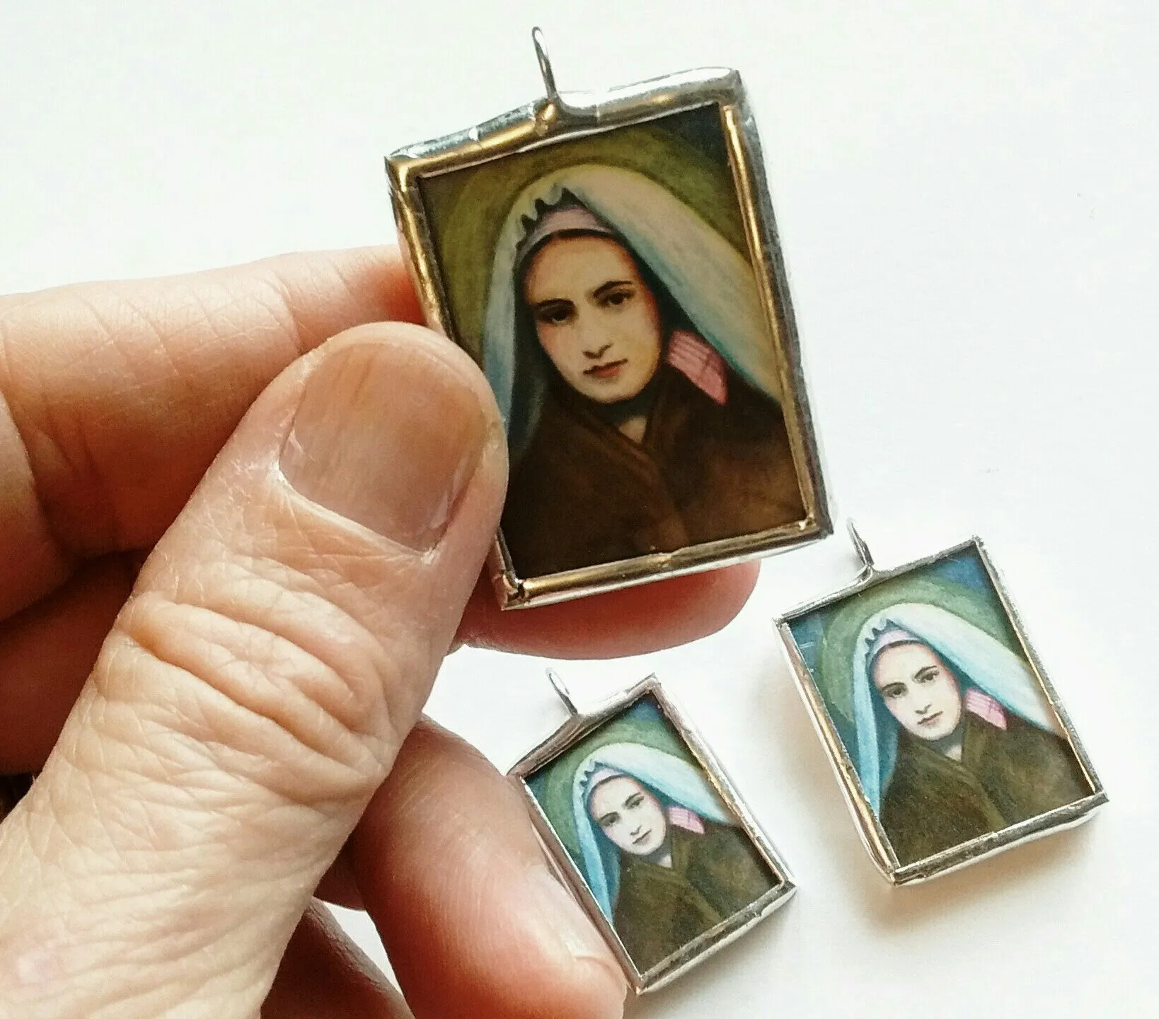 Bernadette of Lourdes Pendant/Necklace