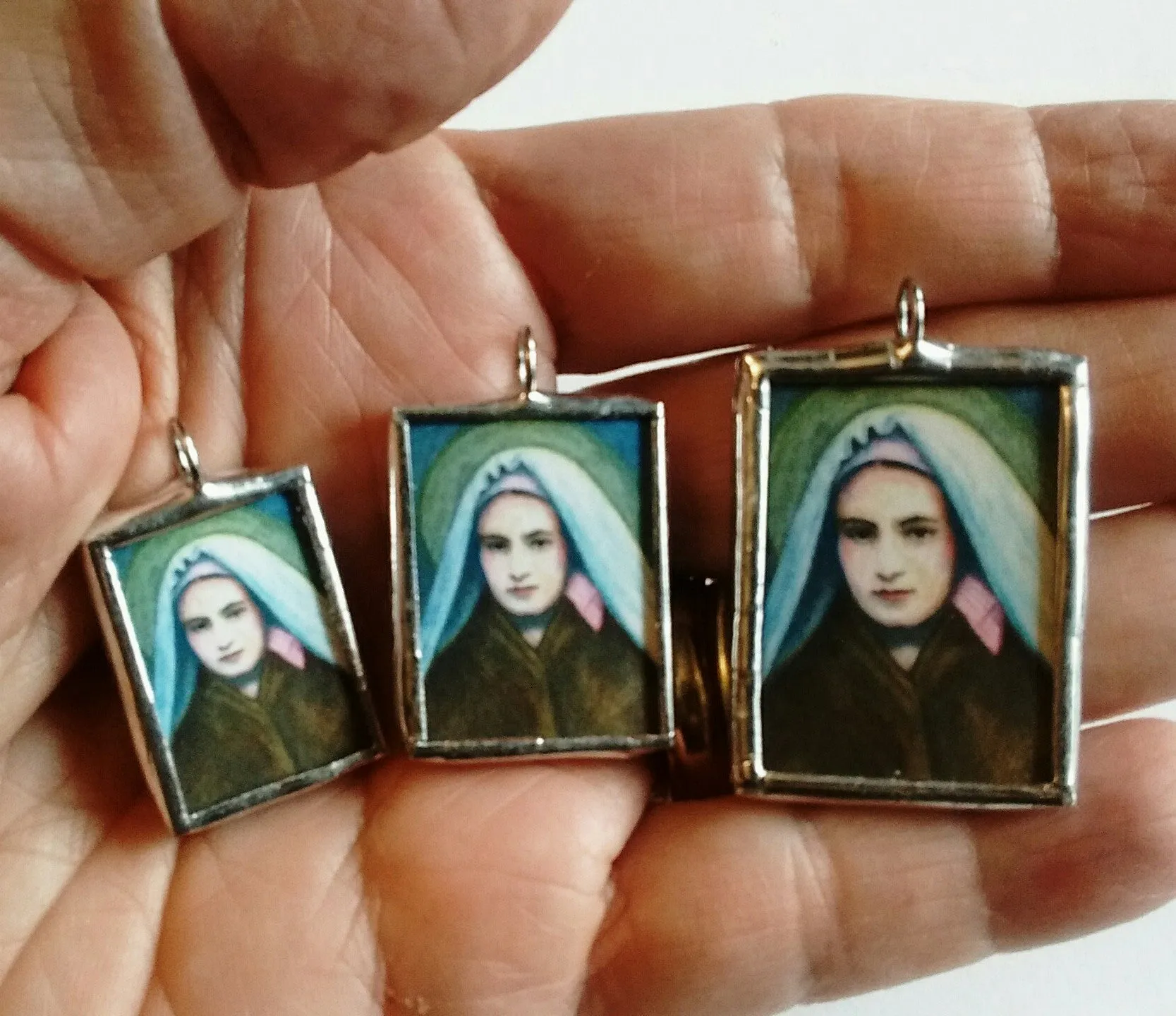 Bernadette of Lourdes Pendant/Necklace