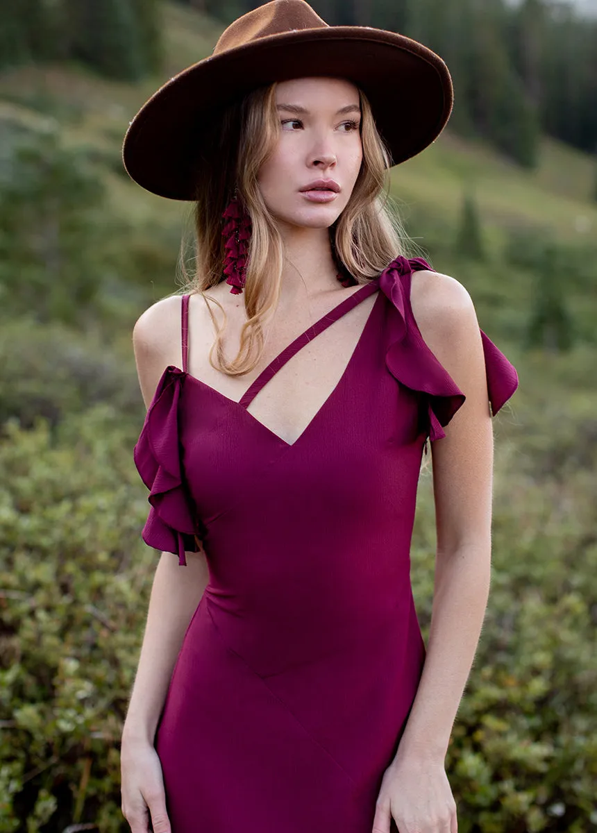 Bianka Dress in Rosewood
