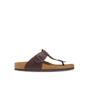 Birkenstock Safaga Vintage Leather Wood Roast Sandals
