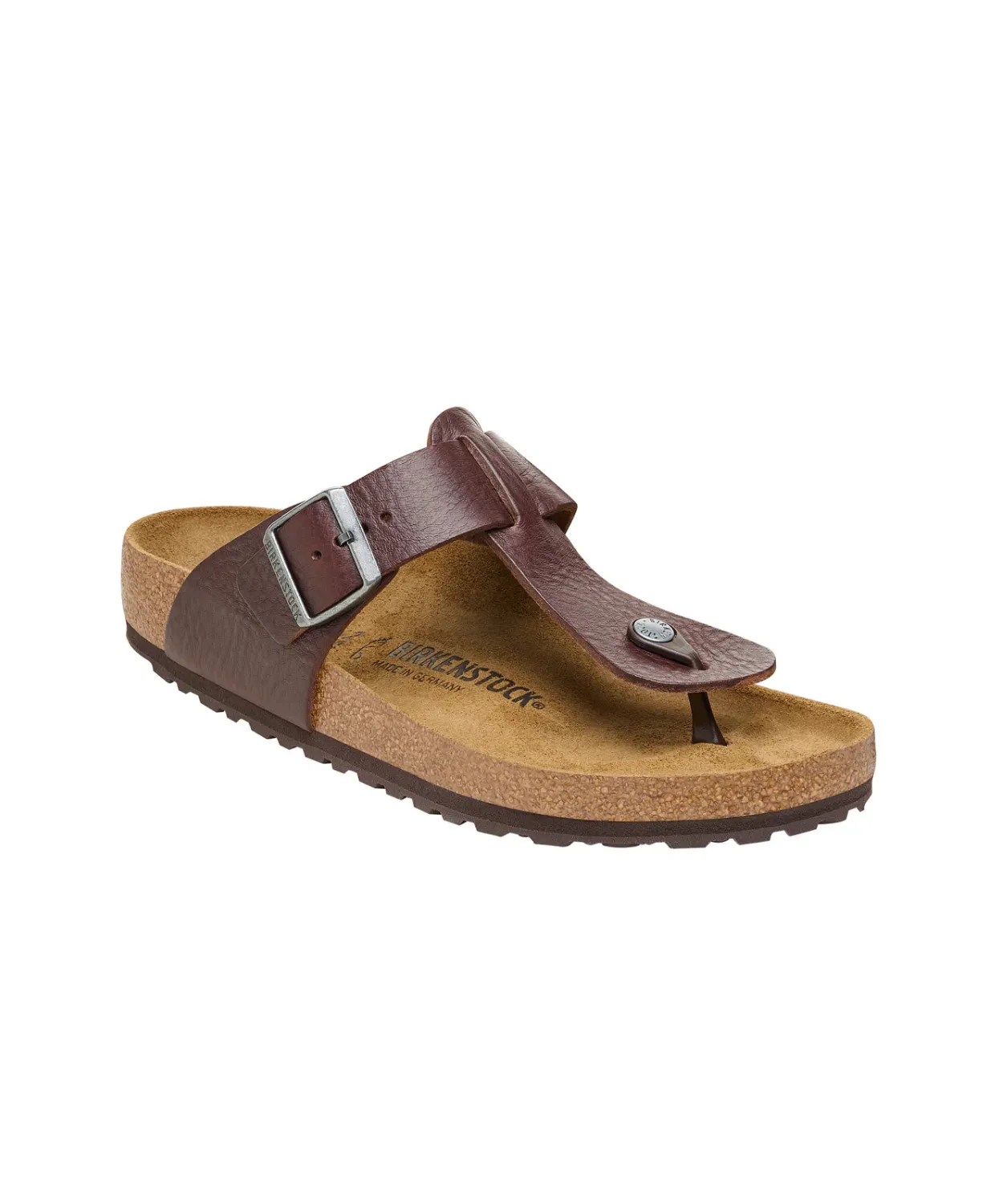 Birkenstock Safaga Vintage Leather Wood Roast Sandals