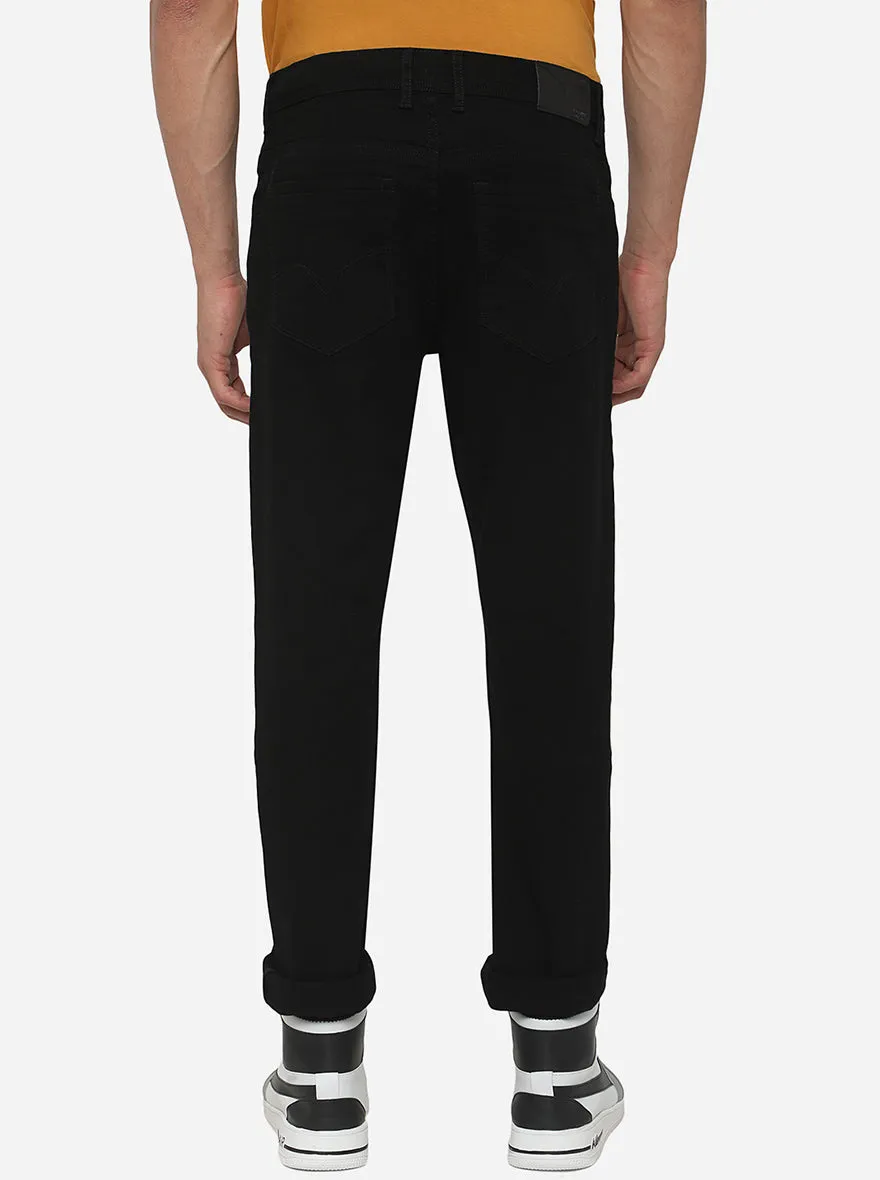 Black Washed Straight Fit Jeans | JadeBlue