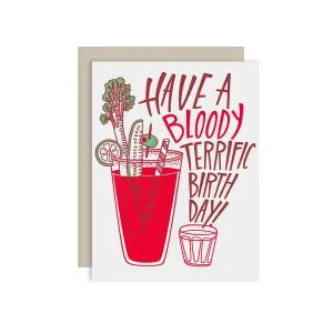 Bloody Birthday Card