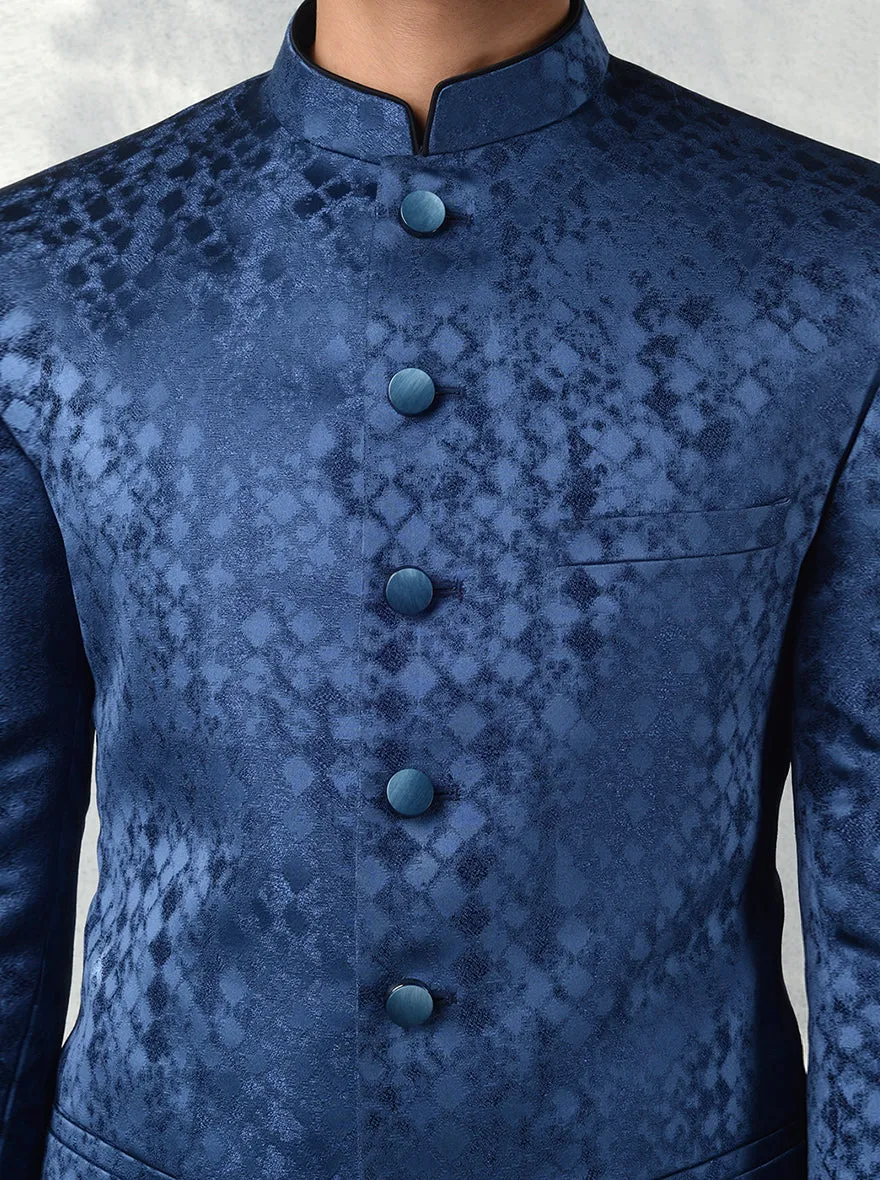 Blue Jodhpuri Suit | JadeBlue
