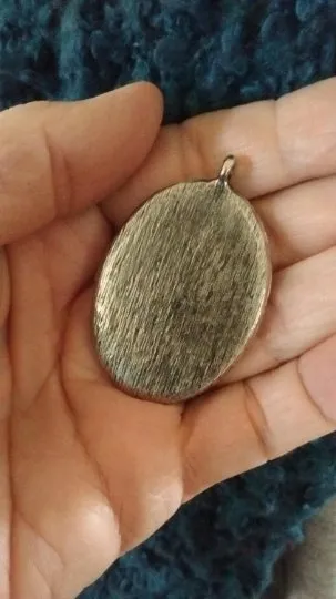 Blue Madonna Necklace