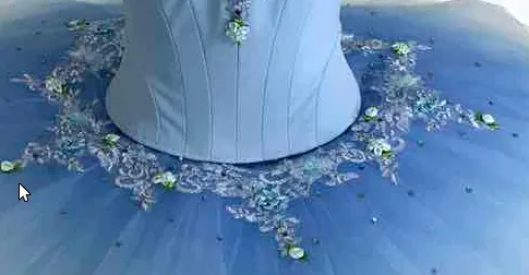 Blue Ombre Professional Tutu