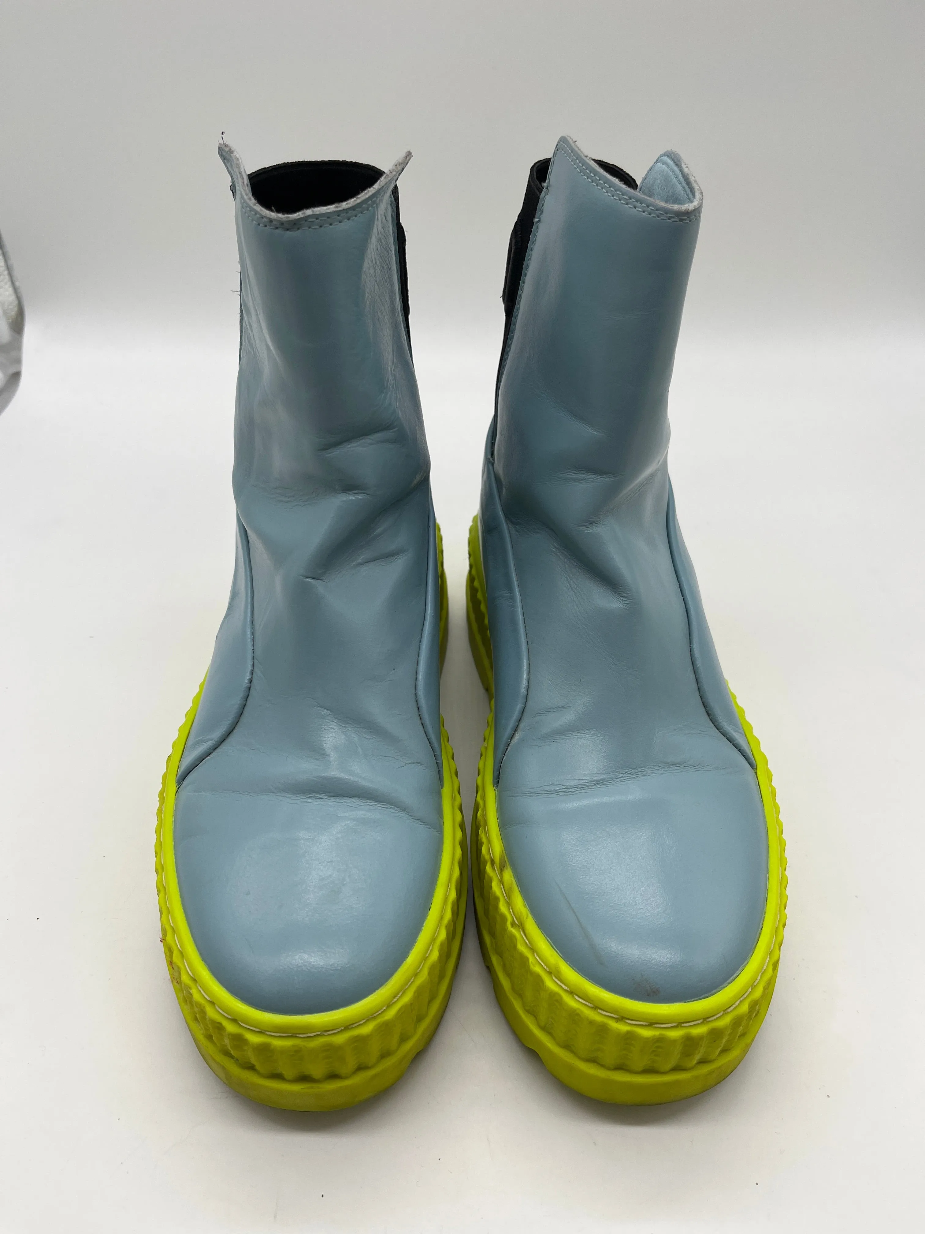 Boots Ankle Flats By Puma In Blue, Size: 7