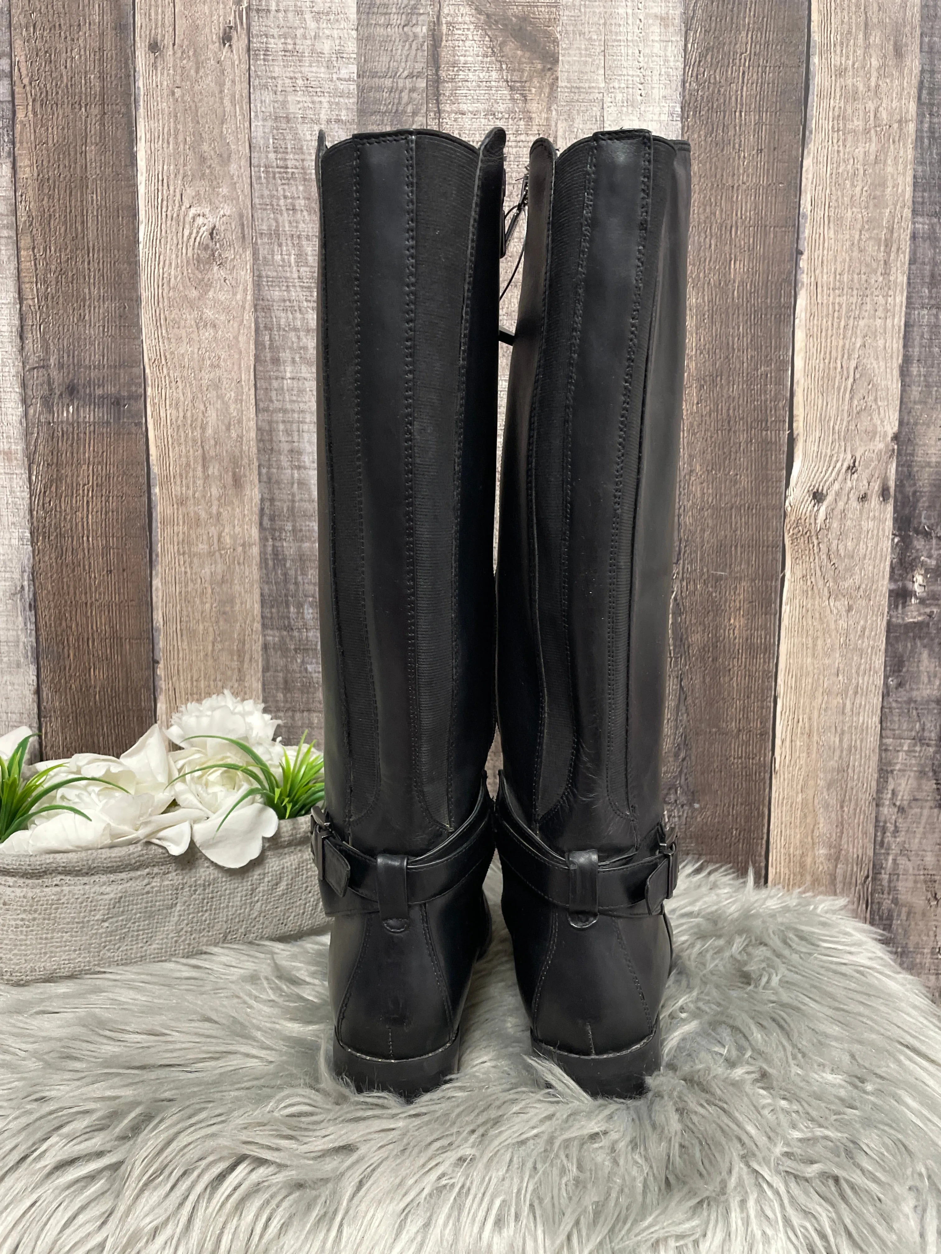 Boots Knee Flats By Blondo In Black, Size: 8