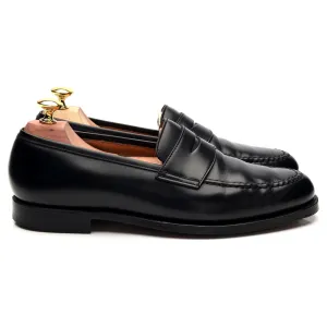 'Boston' Black Leather Loafers UK 7 E