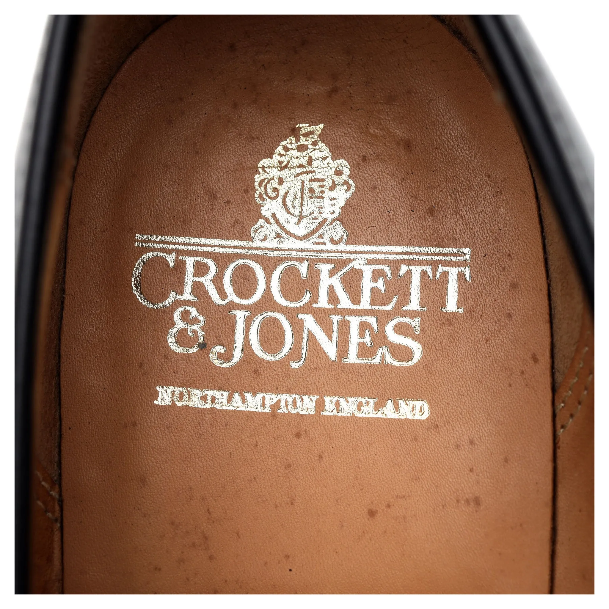 'Boston' Black Leather Loafers UK 7 E