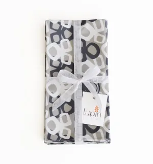 Bow Kona Cotton Napkin (20x20) – Ink (Set of 4)